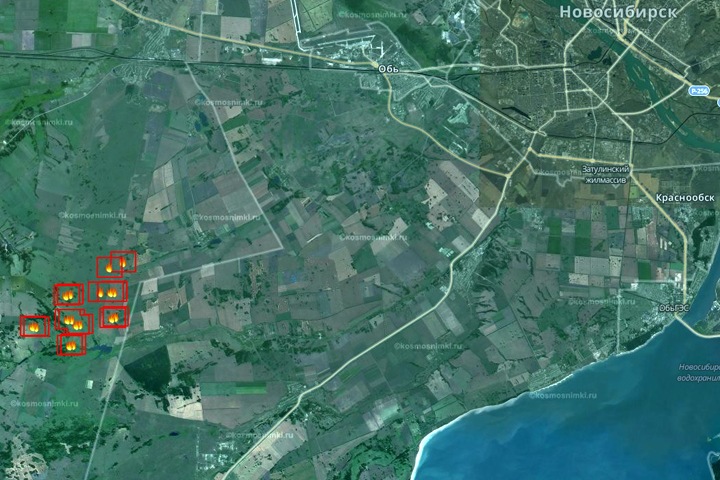 Площадь природных пожаров растет в Сибири