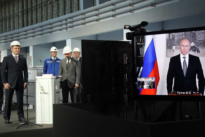 Путин дал команду запуска последнего из десяти агрегатов СШГЭС, восстановленных после аварии