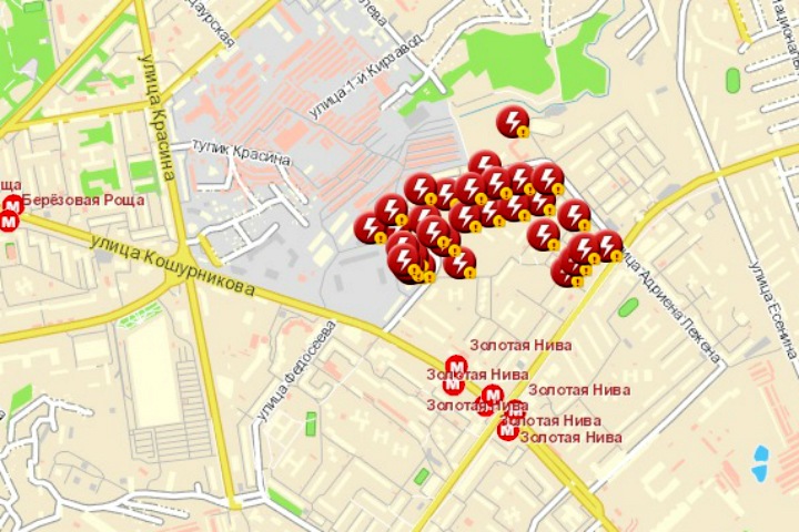 Десятки домов остались без электричества в Новосибирске Десятки домов остались без электричества в Новосибирске