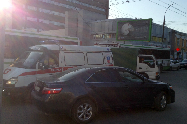 Репетиция парада парализовала движение в Новосибирске