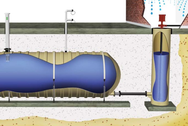 Применение пожарного резервуара Применение пожарного резервуара