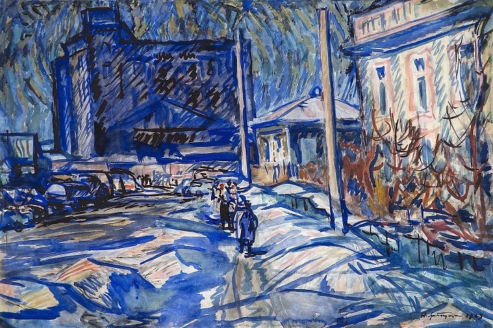 Индустриальные пейзажи художника Грицюка покажут на выставке в Новосибирске Индустриальные пейзажи художника Грицюка покажут на выставке в Новосибирске