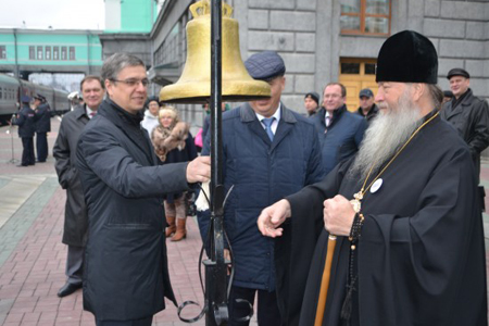 Поезд «За духовное возрождение России» отправился по районам Новосибирской области