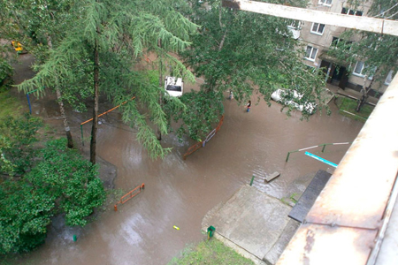 Власти Новосибирска потратят 100 млн рублей на ливневую канализацию