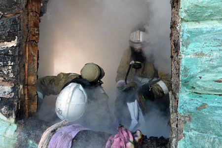 Четверо детей погибли при пожаре в новосибирской деревне