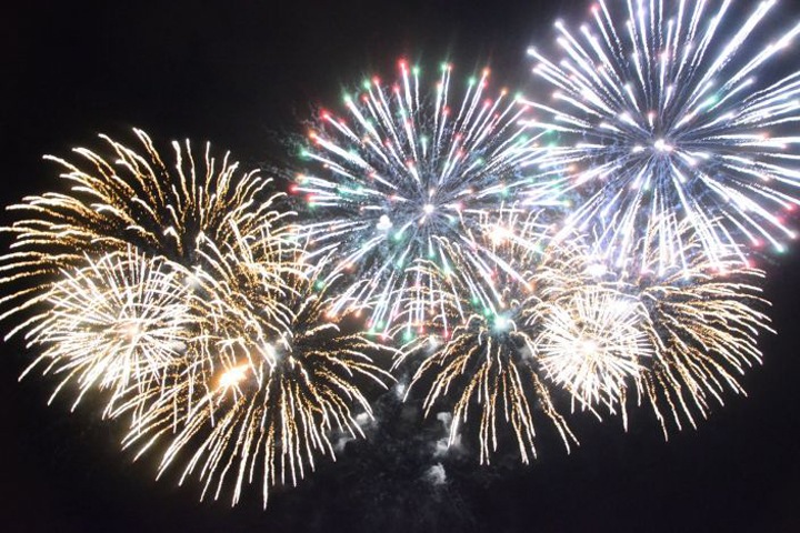 Четверть жителей Киселевска пришли на праздничный салют