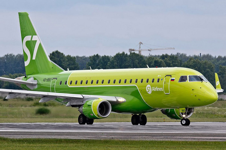 S7 запускает ежедневный рейс из Новосибирска в Омск на Embraer 170
