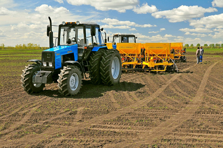 Больше половины зерна от плана посеяли в Новосибирской области