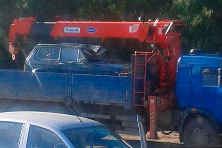 «Нива» с двумя полицейскими съехала с парома в Обь, один сотрудник погиб «Нива» с двумя полицейскими съехала с парома в Обь, один сотрудник погиб