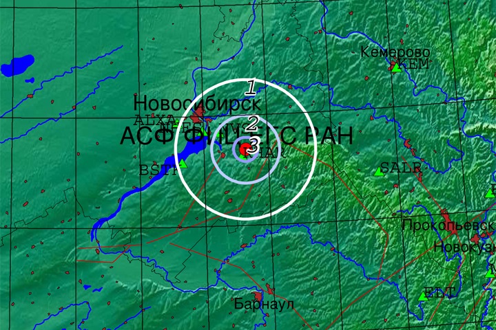 Землетрясение произошло под Новосибирском Землетрясение произошло под Новосибирском