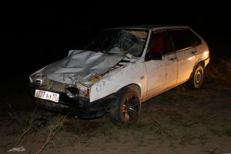 Арестован житель Тувы, сбивший семью с детьми на автобусной остановке