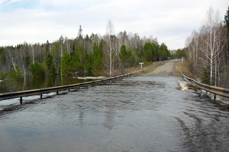 Около 300 омичей эвакуированы из-за паводка, подтоплена дорога 