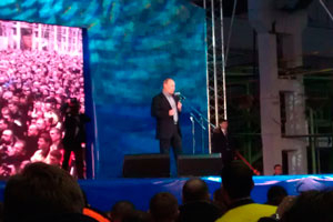 Путин в Кузбассе: «Страна наша всегда опиралась на мощное плечо горняка или металлурга»