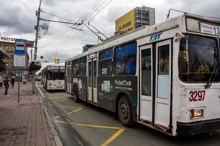 Износ троллейбусов в Новосибирске приблизился к 100%