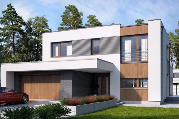 Дома с плоской крышей – особенности