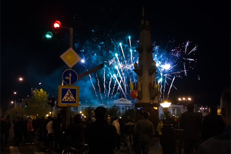 Читинцы возмутились салютом под китайскую песню на День города 