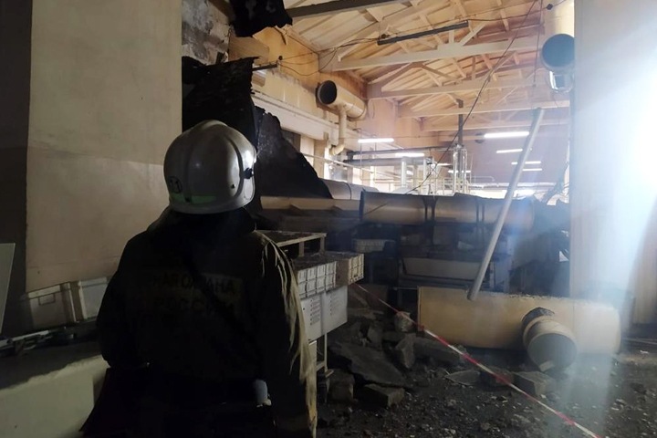 Обрушение произошло на шоколадной фабрике в Новосибирской области