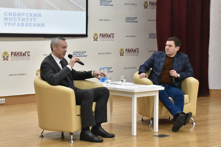 Врио новосибирского губернатора обратится к жителям после выборов