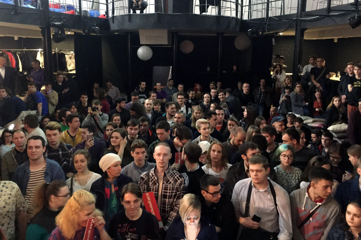 Штаб Алексея Навального открылся в Красноярске Штаб Алексея Навального открылся в Красноярске