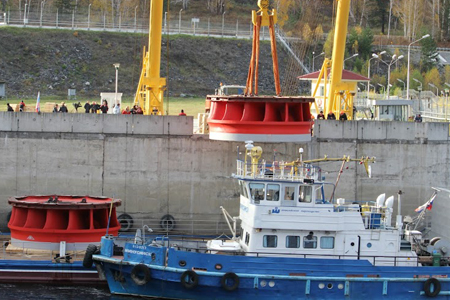 Последняя партия оборудования для восстановления Саяно-Шушенской ГЭС доставлена в Хакасию (фото)