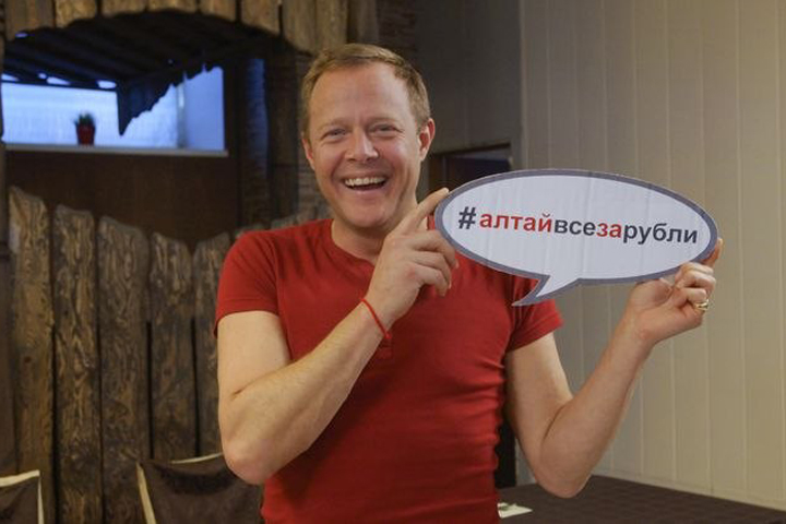 Съемочная группа НТВ снимает передачу про еду в Алтайском крае 