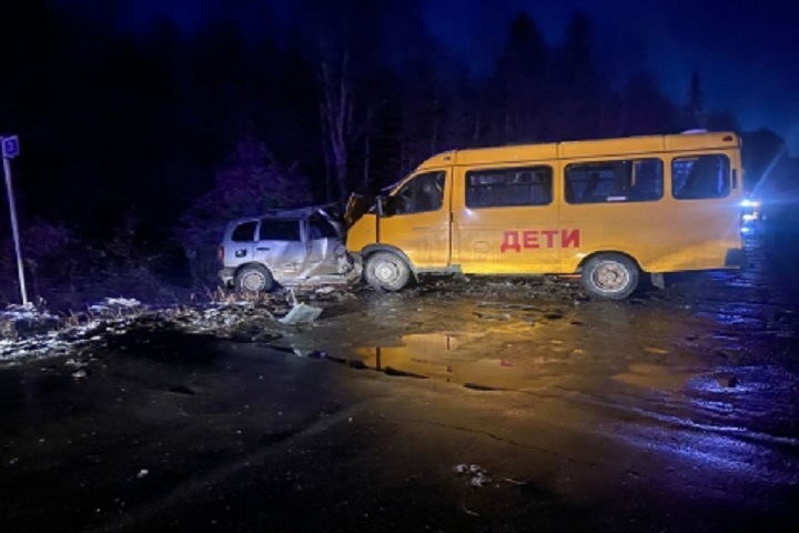 Два уголовных дела возбудили после аварии автобуса с воспитанниками детдома в Приангарье