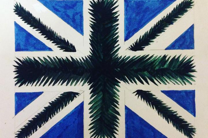 Омский художник нарисовал флаг «Соединенного королевства Сибири» Омский художник нарисовал флаг «Соединенного королевства Сибири»