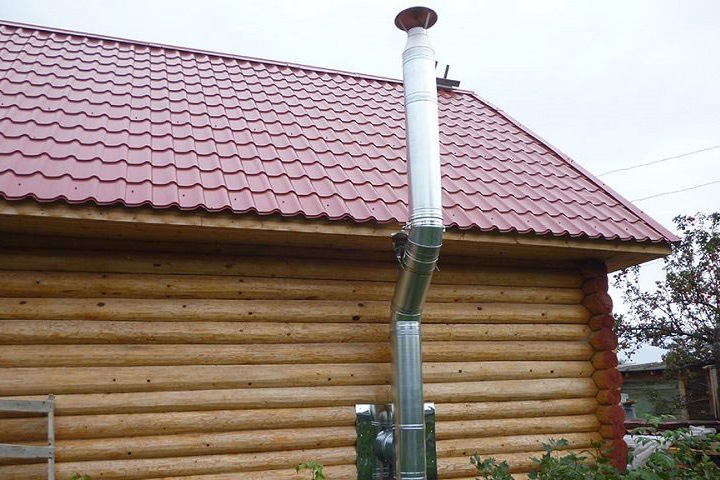 Обустройство дымохода для камина