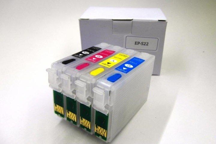 Перезаправляемые картриджи для струйного принтера Epson Stylus S22 Перезаправляемые картриджи для струйного принтера Epson Stylus S22