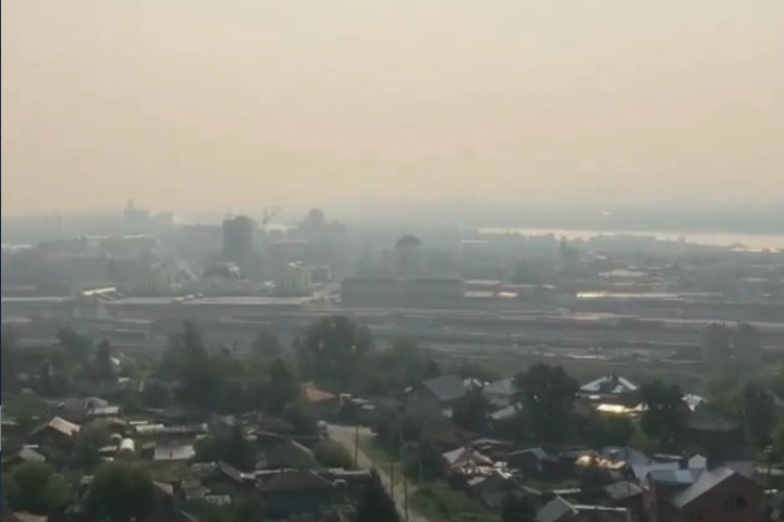 «Газовая камера»: Красноярск накрыл смог «Газовая камера»: Красноярск накрыл смог