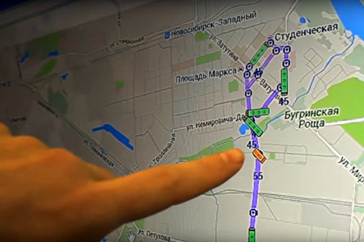 Мэр проконтролирует использование системы ГЛОНАСС в новосибирских маршрутках