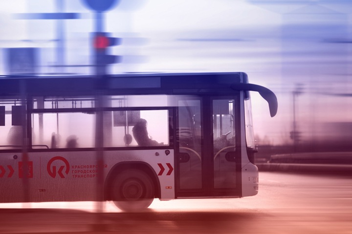 Красноярский общественный транспорт станет красно-белым Красноярский общественный транспорт станет красно-белым