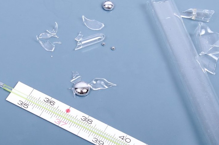 Что делать если разбился ртутный градусник