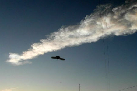 МЧС проверяет информацию о падении метеорита в Новосибирске 