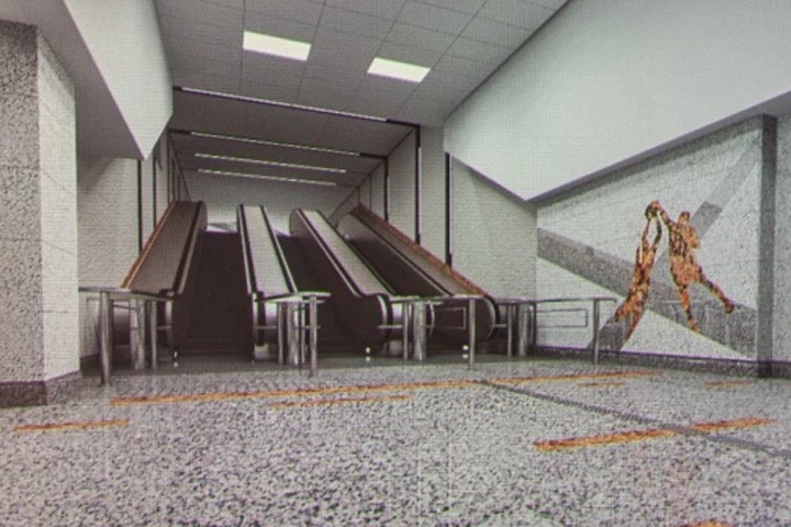 Новосибирцы начали собирать подписи за оформление станции метро «Спортивная» в оранжевом цвете