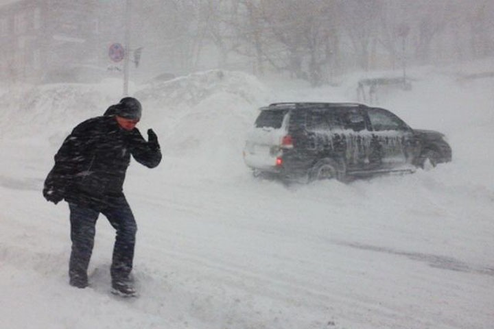 Снегопады и морозы идут в Новосибирск
