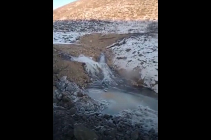 Дамбу прорвало в Забайкалье Дамбу прорвало в Забайкалье