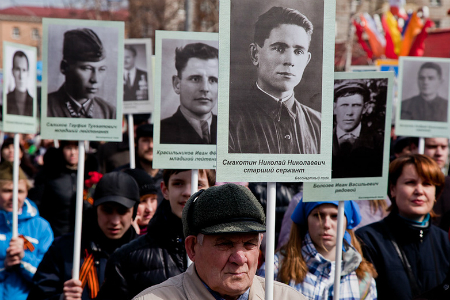 Колонна «Бессмертного полка» пройдет 9 мая по Новосибирску и Бердску