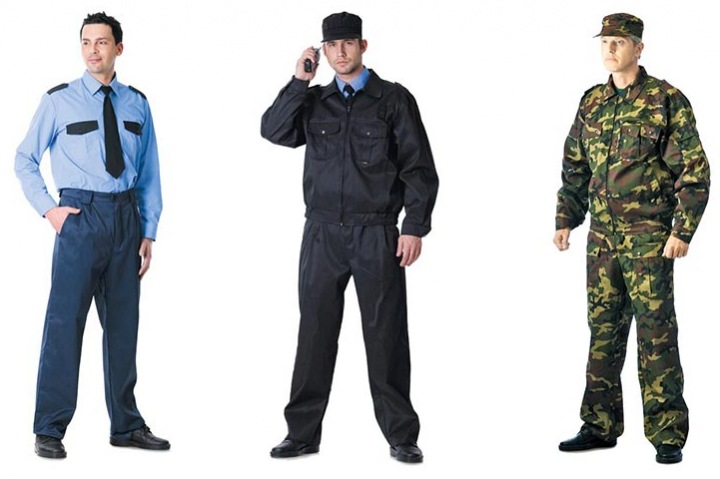 Форма для охраны, особенности Форма для охраны, особенности