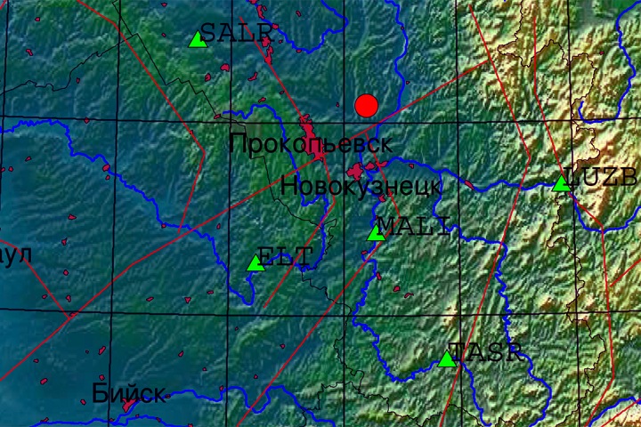 Землетрясение произошло в угольном районе Кузбасса Землетрясение произошло в угольном районе Кузбасса