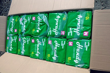 Иркутская таможня забраковала почти 70 тыс. китайских подгузников