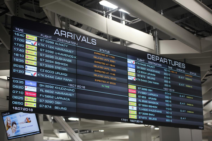 Новосибирский аэропорт изменит расписание из-за смены часового пояса 