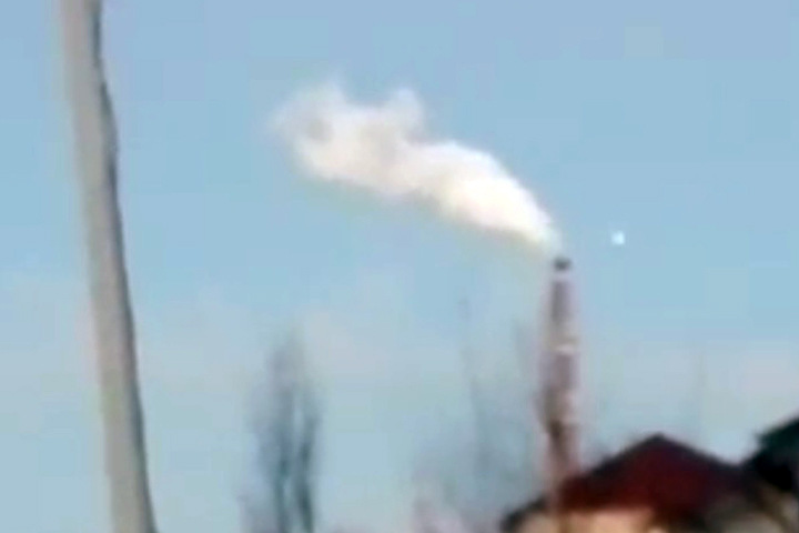 Омич «заснял НЛО» над котельной Омич «заснял НЛО» над котельной