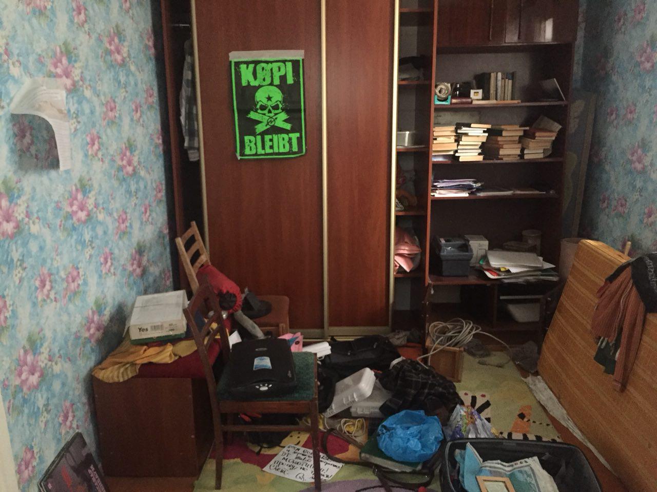 Квартира Шестаковича после обыска