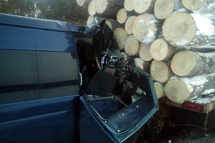 Маршрутка протаранила лесовоз в Иркутской области: четверо погибли, пятеро пострадали