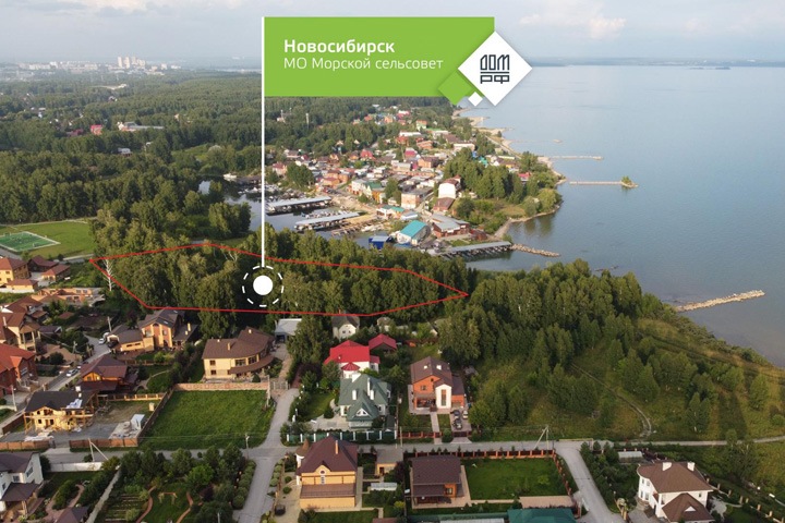 Участок под базу отдыха продается на берегу Новосибирского водохранилища