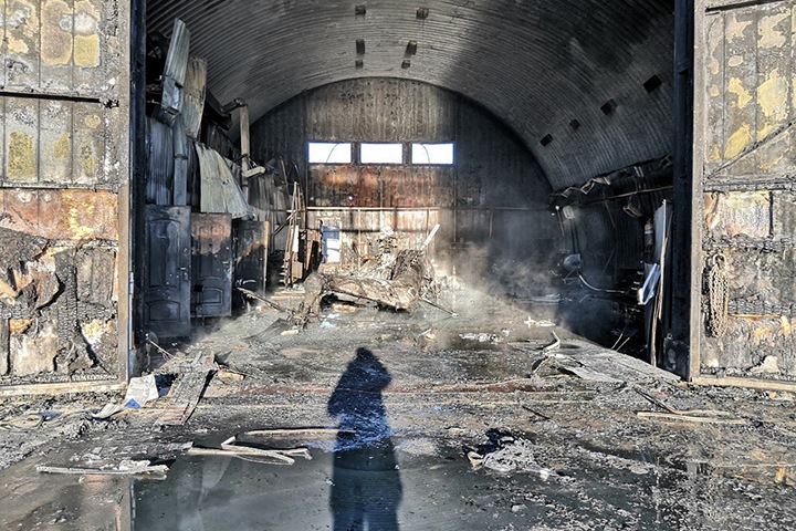 Вертолет новосибирской компании сгорел в Томской области