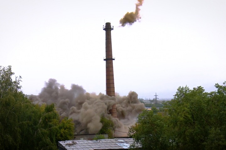 Ради улучшения экологии в Красноярске взорвали котельную Ради улучшения экологии в Красноярске взорвали котельную
