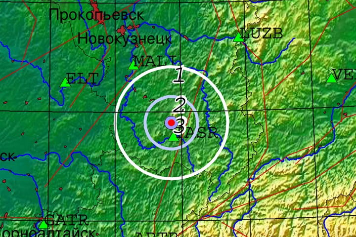 Землетрясение произошло под Шерегешем Землетрясение произошло под Шерегешем