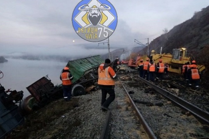 Поезда задерживаются на Транссибе из-за схода товарняка с рельсов